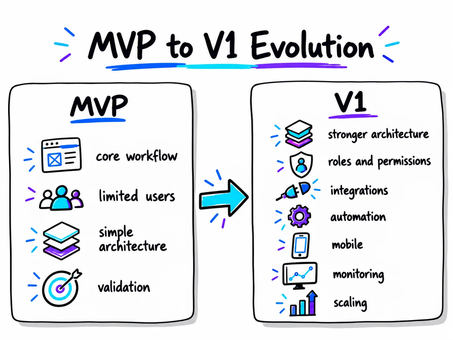 MVP to V1 Evolution